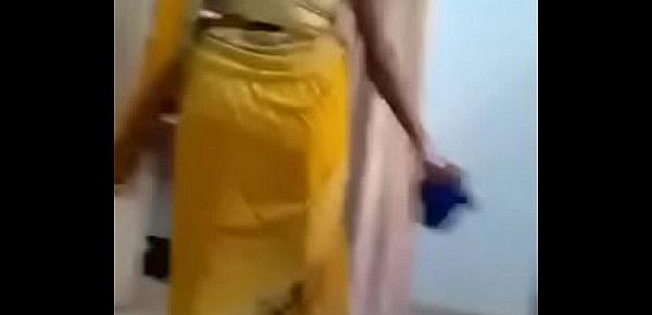  Swathi naidu changing saree and getting ready for romantic short film shooting